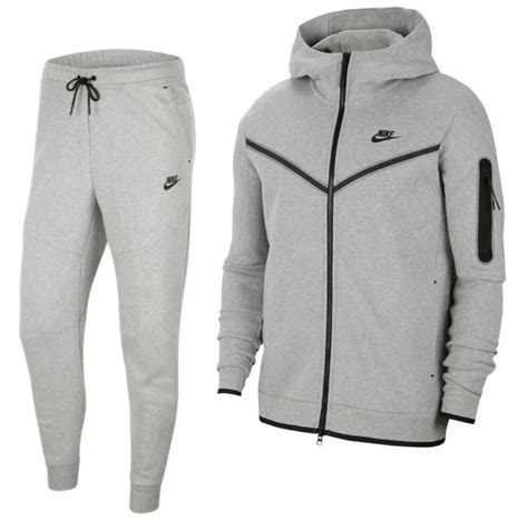 nike air joggingpak kids zwart grijs